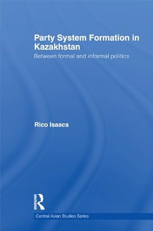 Book cover: Party System Formation in Kazakhstan
