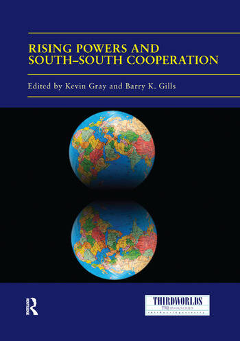 A book cover - Rising Powers and South-South Cooperation
