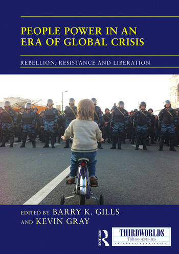 A book cover - People Power in an Era of Global Crisis: Rebellion, Resistance and Liberation
