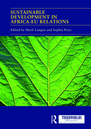 A book cover - Sustainable Development in Africa-EU relations