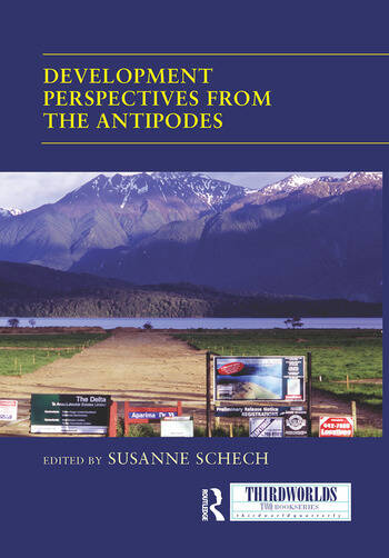 A book cover - Development Perspectives from the Antipodes
