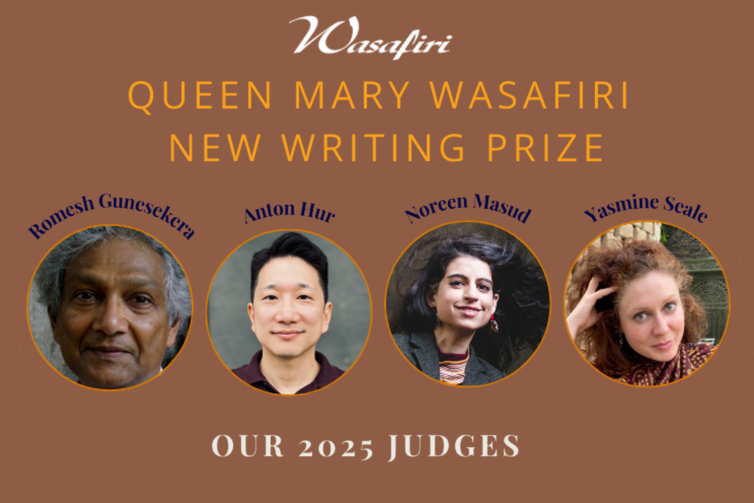 Now Open: 2025 Queen Mary Wasafiri New Writing Prize