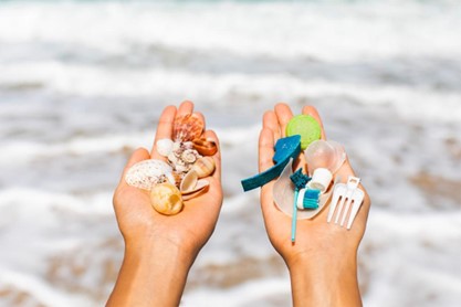 plastic and hands
