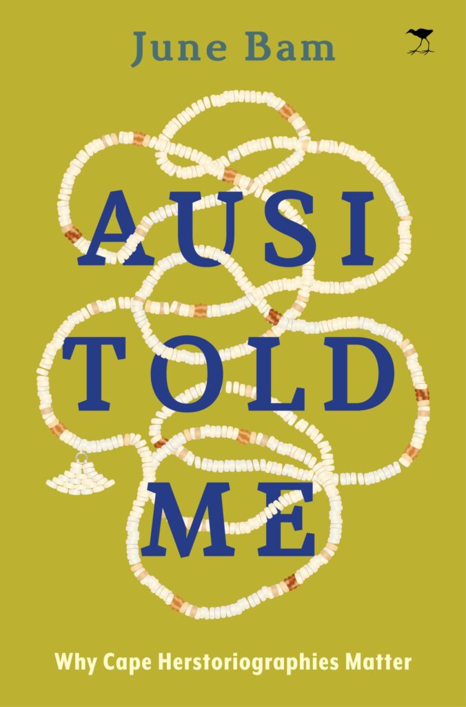 A green cover of a book 'Ausi told me'